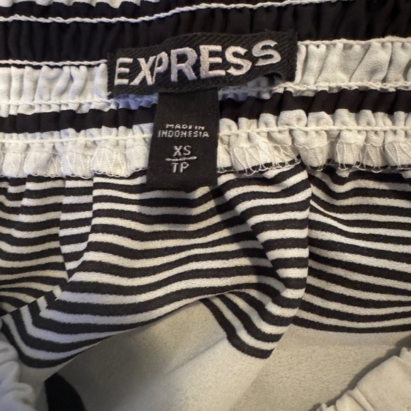 Express Off The Shoulder Striped Blouse XS - Picture 5 of 5
